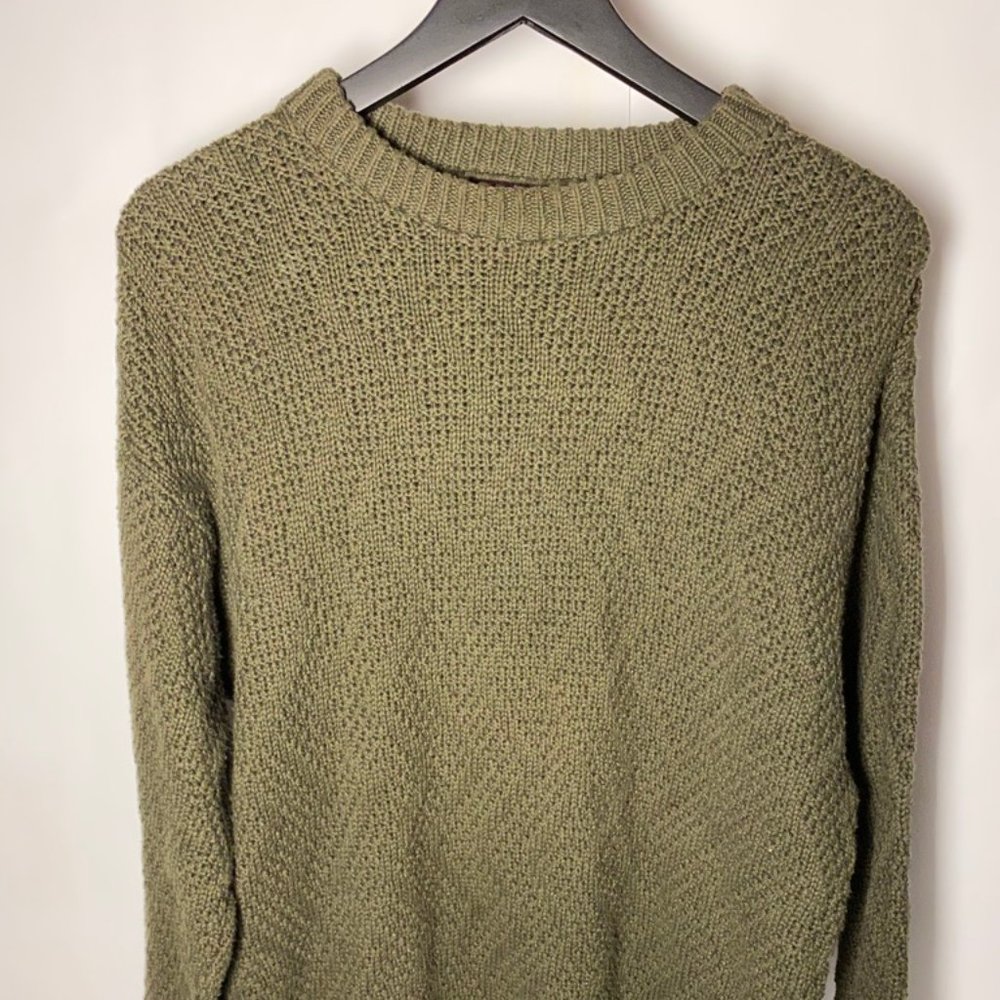 Wavy pattern vintage cotton knit